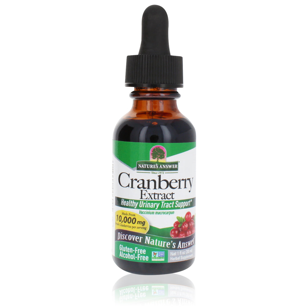 Green Vitality  Analyzing image    Cranberry-extract-30ml-Natures-Answer-bottle