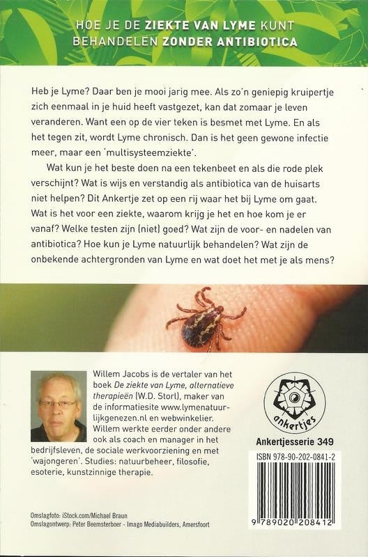 Green Vitality Lyme natuurlijk genezen - Willem Jacobs achterkant
