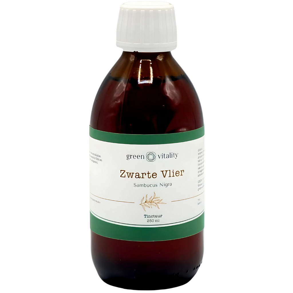 Green Vitality Zwarte vliertinctuur Kaardeshop 250ml