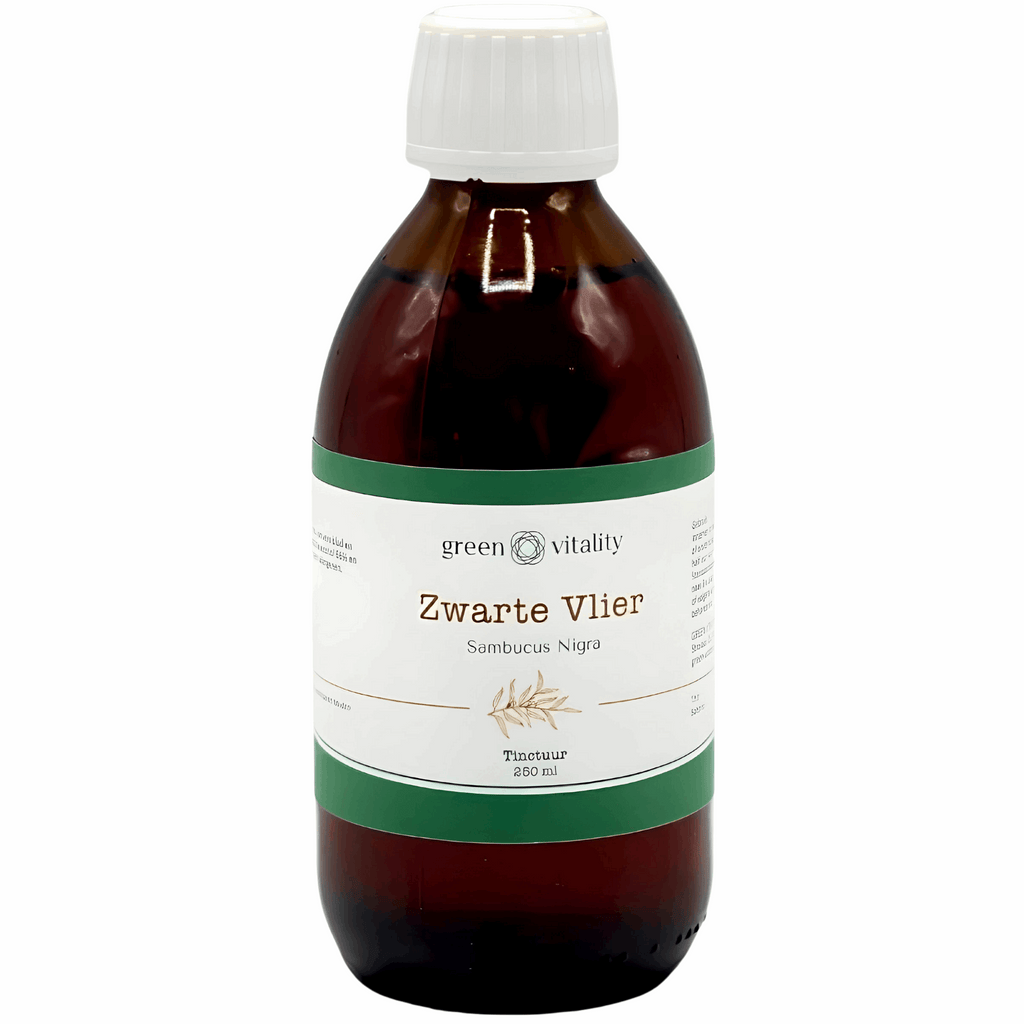 Green Vitality Zwarte vliertinctuur Kaardeshop 250ml