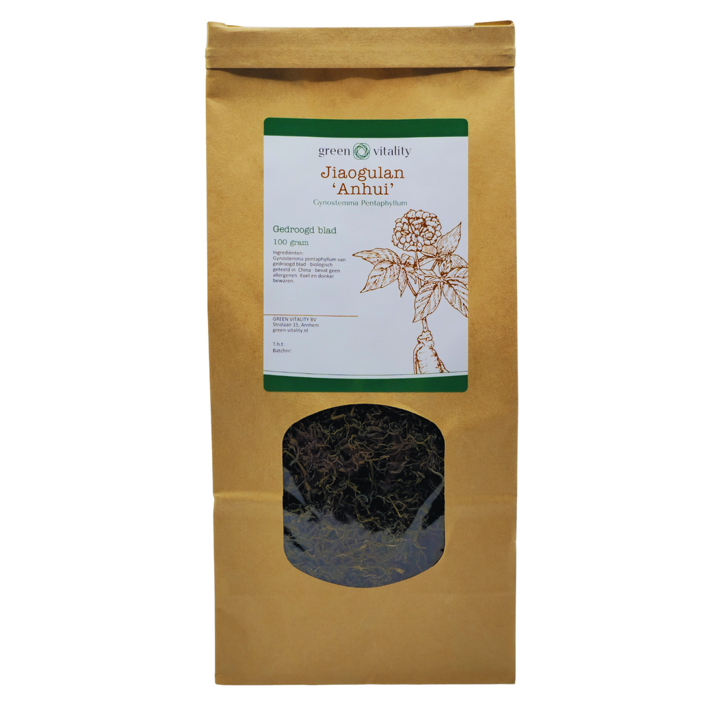 Green Vitality Jiaogulan "Anhui" Thee Kaaardeshop 100gr