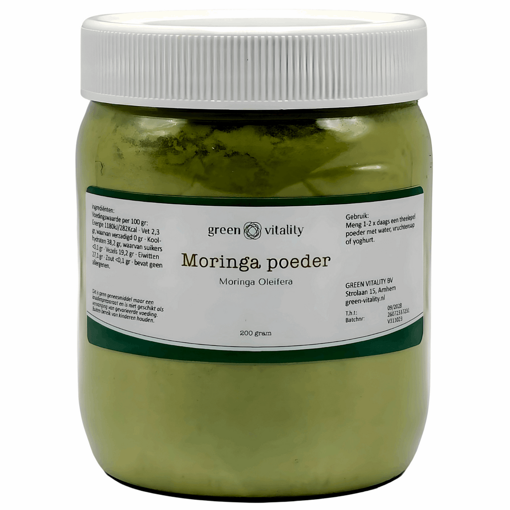 Green_Vitality_Moringa_Poeder_Kaardeshop_200gr