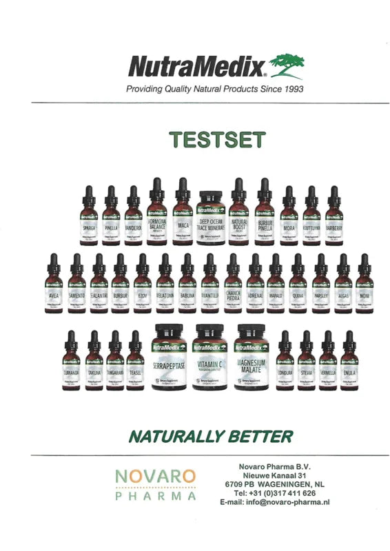 Green Vitality Nutramedix testset inhoud