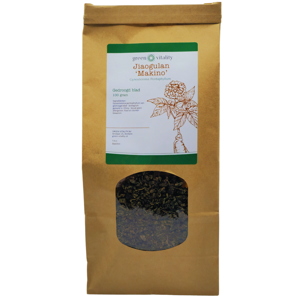 Green Vitality Jiaogulan "Makino" Thee Kaardeshop 100gr