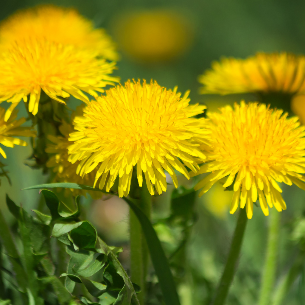 Paardenbloem plant bloem